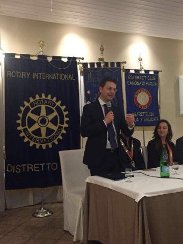 Celebrazione della Costituzione dell'Interact Club di Canosa